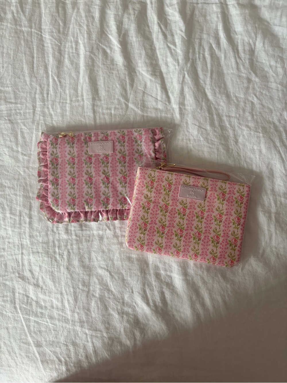 LoveShackFancy x Target - Set of 2 - Yoobi Blooming Heirloom Pencil Cases !! 🌷